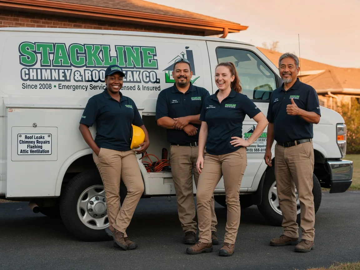 Chimney flashing repair company in Morrisville, PA